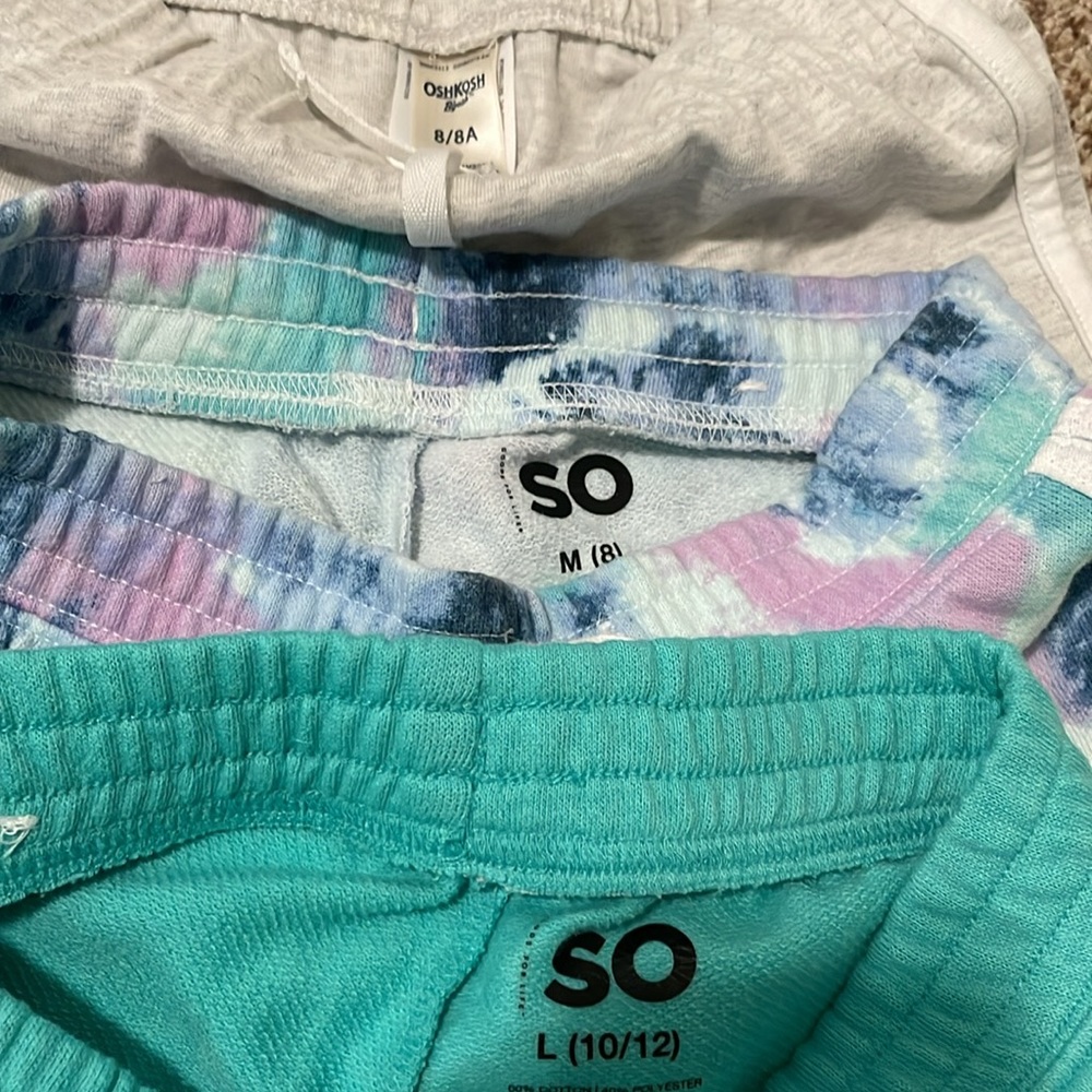 7 pieces bundle of shorts capris and skort girls size 8-10 mixed brands - Picture 14 of 16